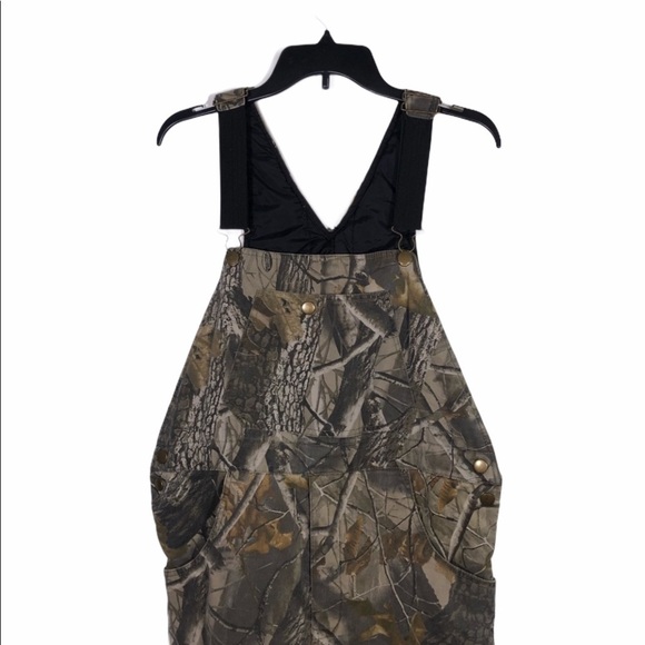 RATTLERS Camo Insulated Overalls REALTREE Hardwood - Picture 3 of 11